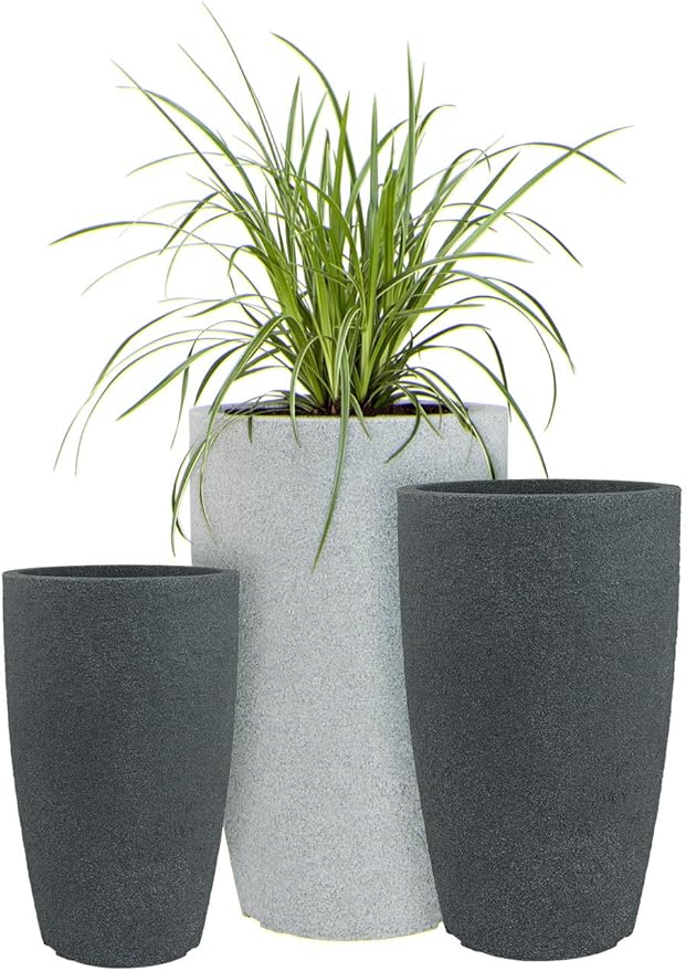 Pflanzwerk® Fioriera Vaso per Fiori Portavaso Grigio 30x60x30cm