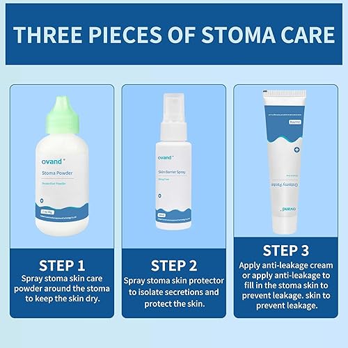 Miniatura 7 de Pasta de ostomía, barrera cutánea sin alcohol para relleno de estoma para evitar fugas, suministros para el cuidado del estoma (2 cajas)