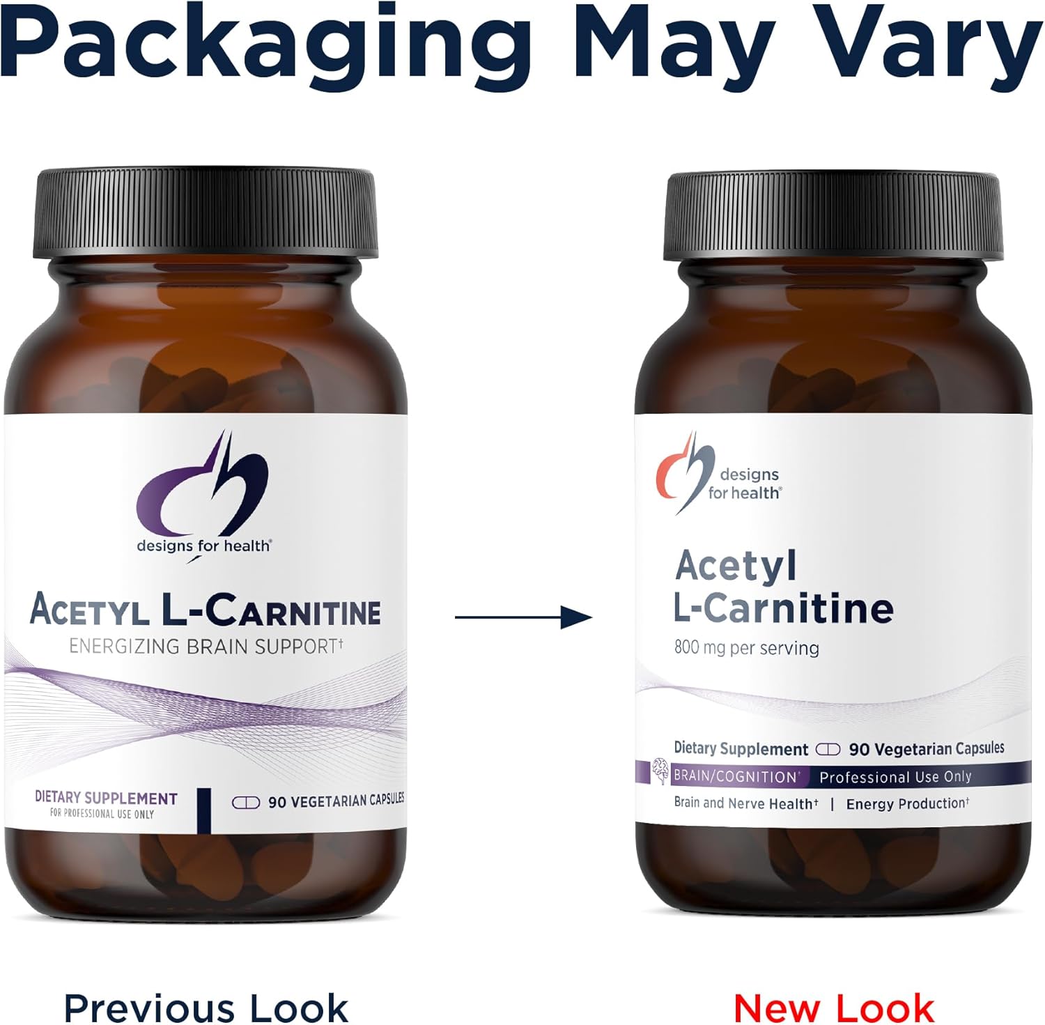 Designs for Health Acetyl L-Carnitine Capsules 800mg - Energizing Brain Support - Non-GMO, Vegetarian Acetyl L-Carnitine HCl Supplement (90 Capsules) - Image 4
