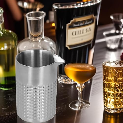 Miniatura 3 de Vaso de mezcla de cóctel de acero inoxidable, mezclador de martini, mezclador, barra de lata, coctelera, coctelera, vaso de coctel, coctelera Boston