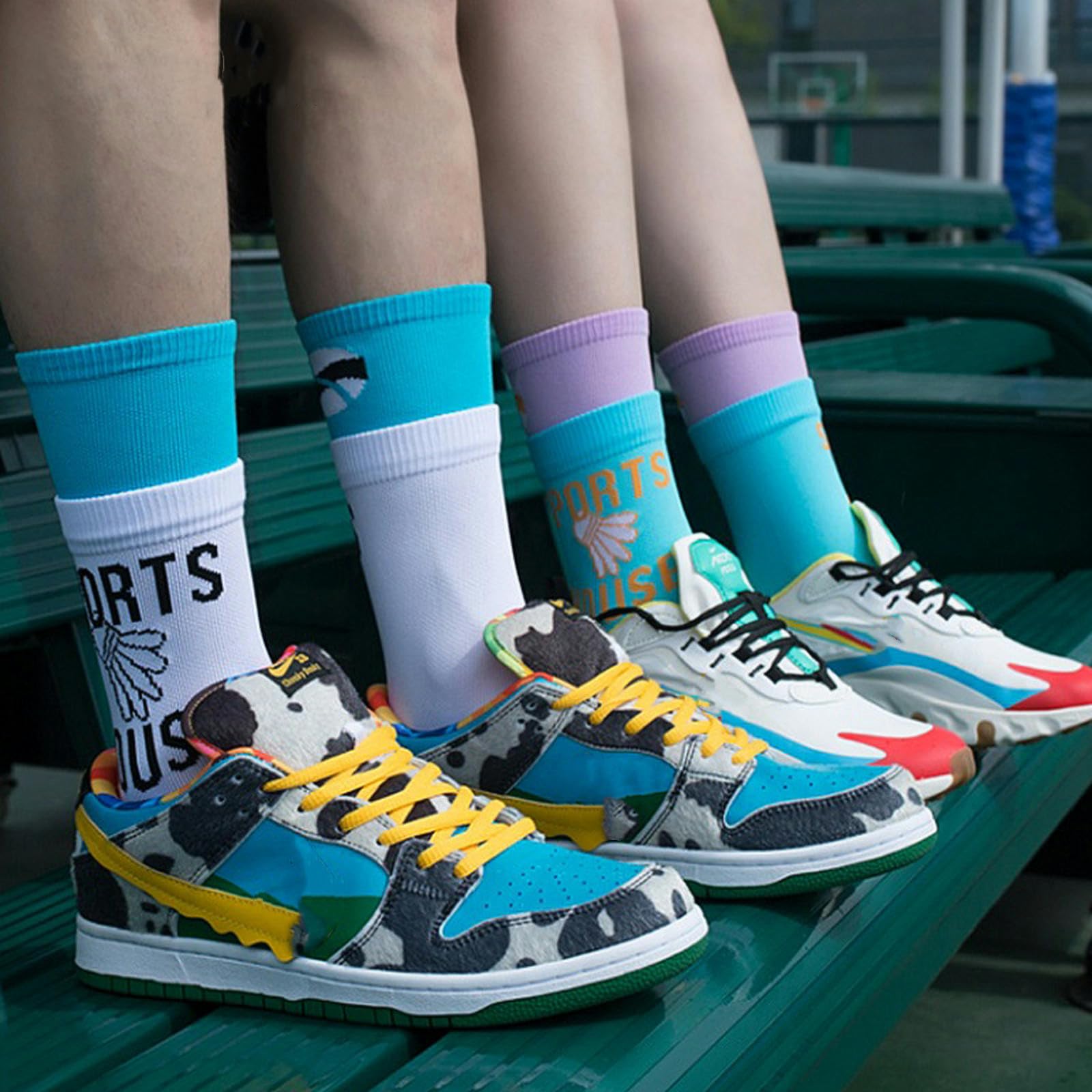 Skarpety męskie i damskie antypoślizgowe skarpety do badmintona skarpetki do badmintona Bottom Dezodorant Outdoor Sports Socks męskie i damskie prezenty-kobiece Tiansan