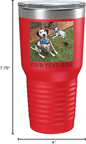 Miniatura 9 de Vaso personalizado de 30 onzas (17 colores) con foto impresa con aislamiento térmico de acero inoxidable recubierto de polvo con tapa, regalo