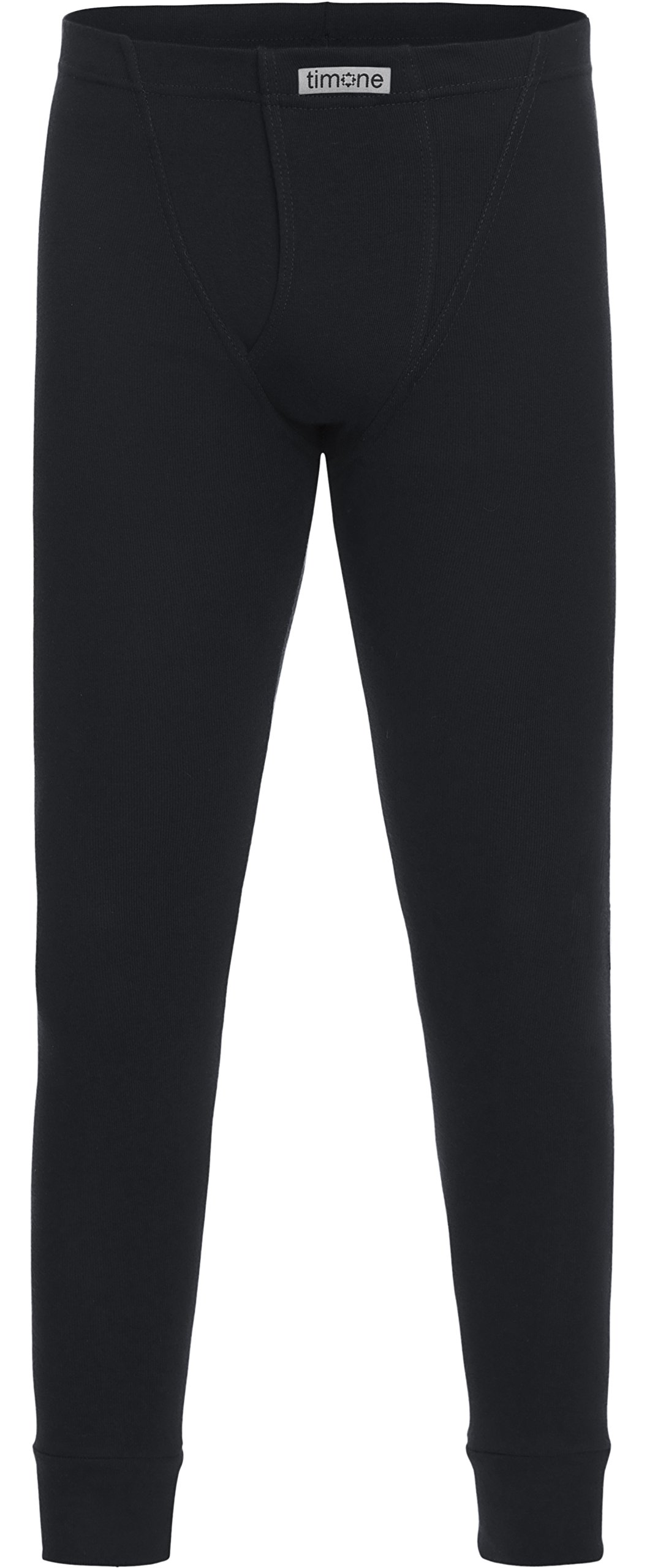 Timone Caleçon Long Thermique sous-vêtements Garçon TISS1001 (Noir, 158)