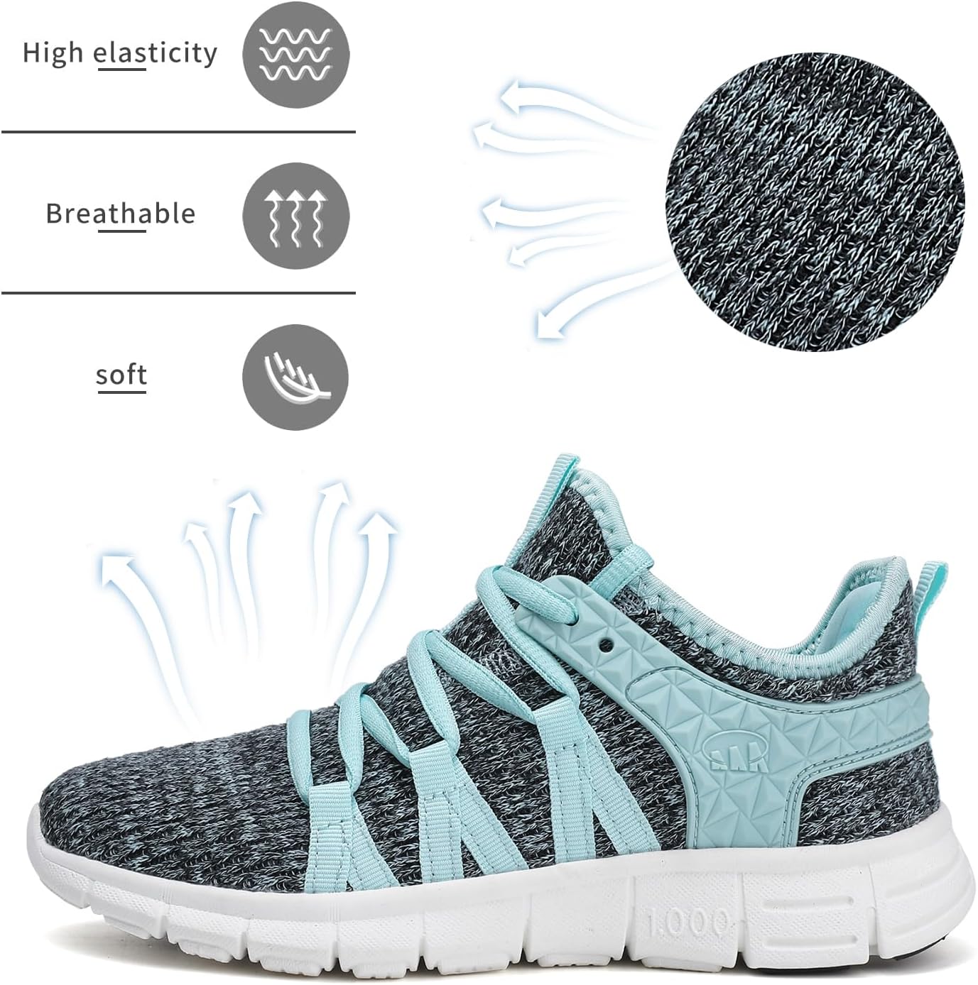 INZCOU Running Shoes Lightweight Tennis Non Slip Gym Workout Shoes... - Picture 62 of 190