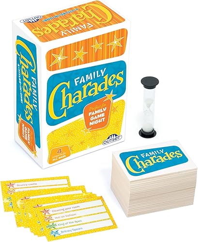 Miniatura 4 de Outset Media Charadas familiares con más de 800 charadas, perfectas para la noche de juegos en familia, 2 o más equipos a partir de 10 años