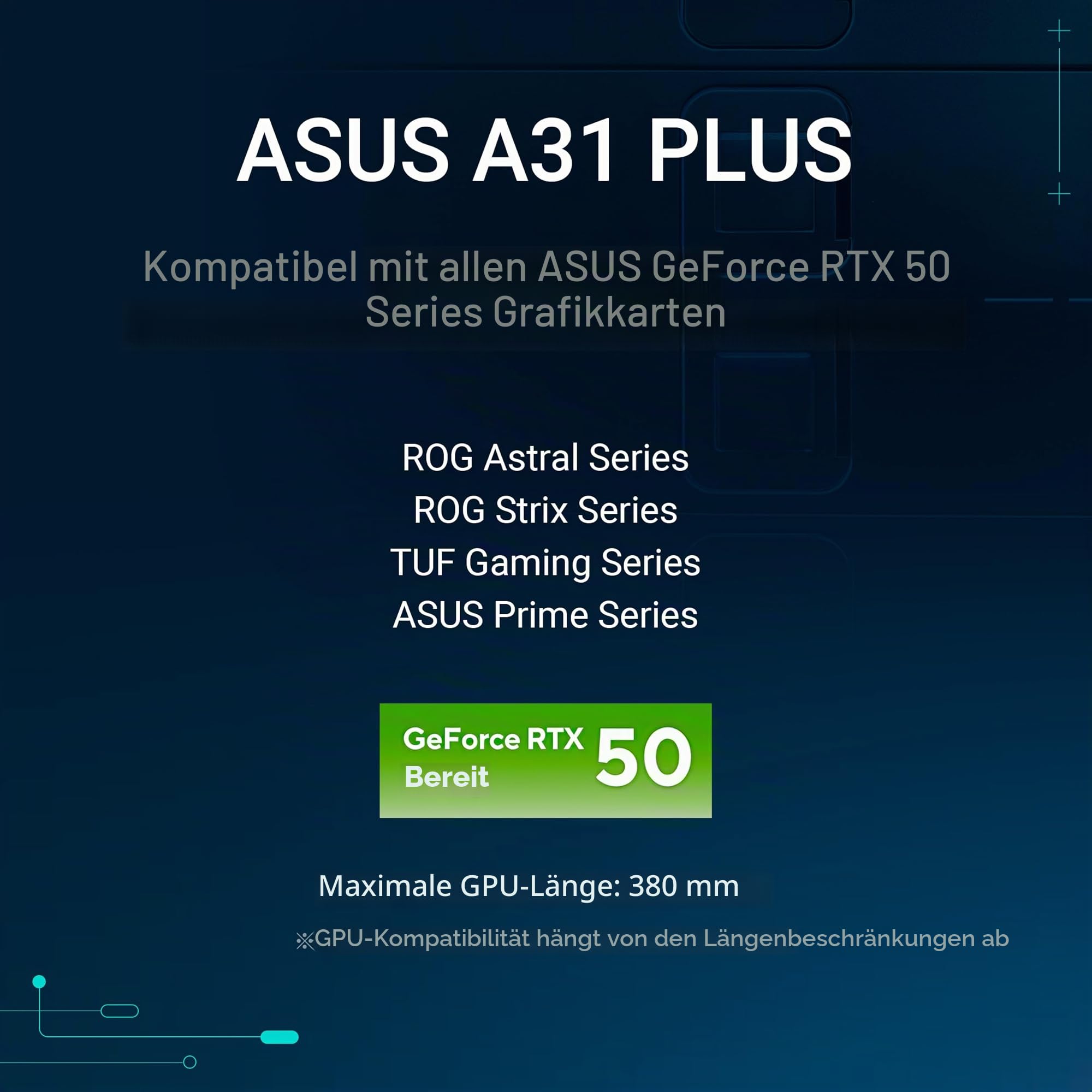 Asus A31 PLUS TG ARGB Black – Bild 2