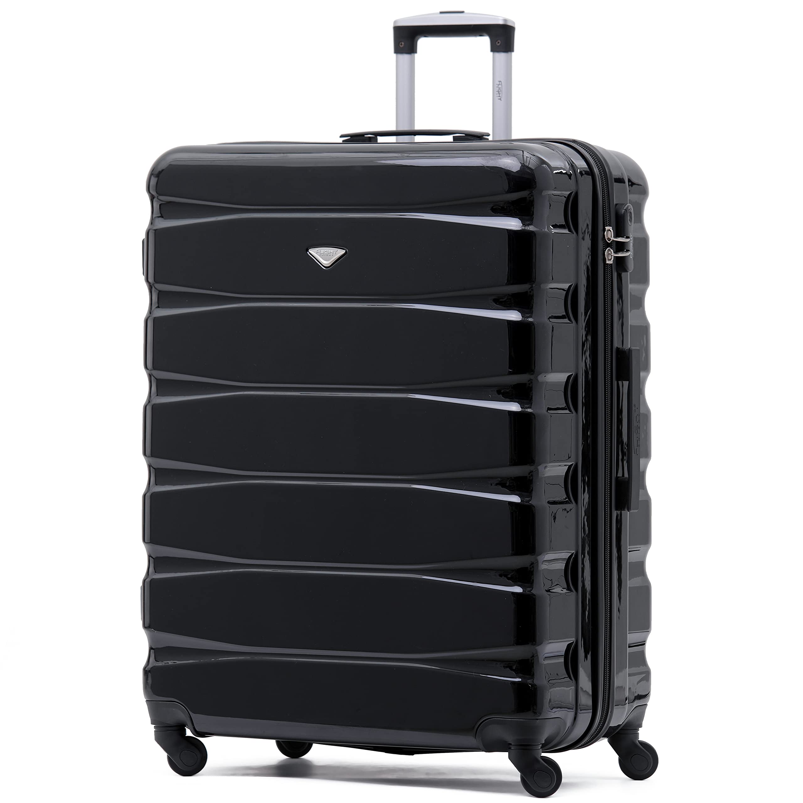 Flight Knight Lightweight 4 Wheel ABS Hard Case Medium Suitcase Approved for Over 100 Airlines Including easyJet, British Airways, Ryanair, Jet2, Emirates & Many More - Check-in Medium Size 25" — view 175
