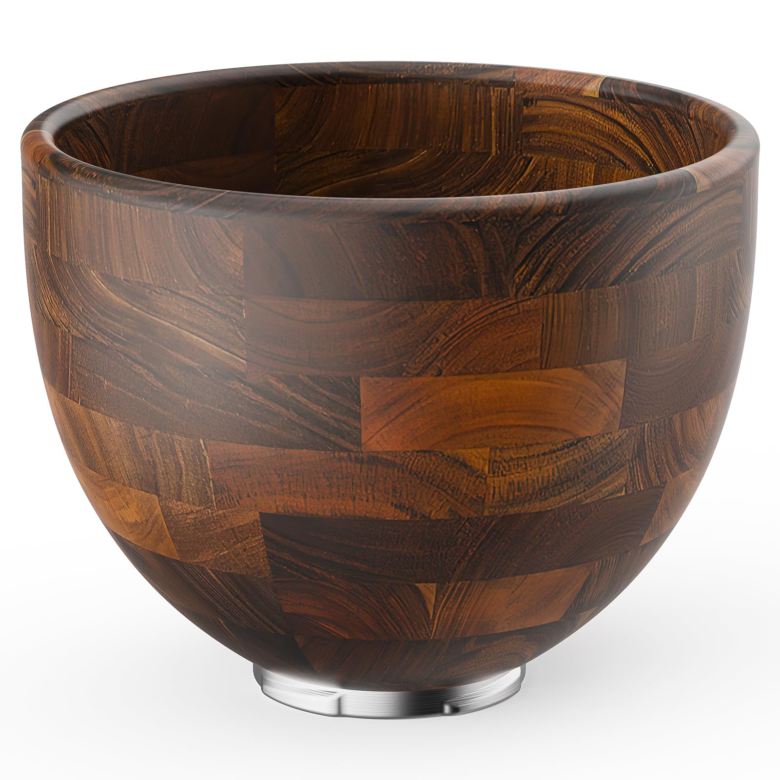 Amazon.com: Cofun Premium Wood Mixing Bowl, Compatible with 4.5-5