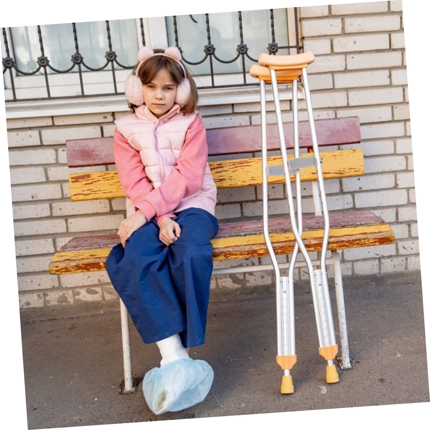 Hemobllo Empuñaduras de Muletas Tpr 10 Piezas Gris Reemplazo Antideslizante Compatible Muletas Estándar Uso Médico Accesorio para Ayudas Movilidad Adulto