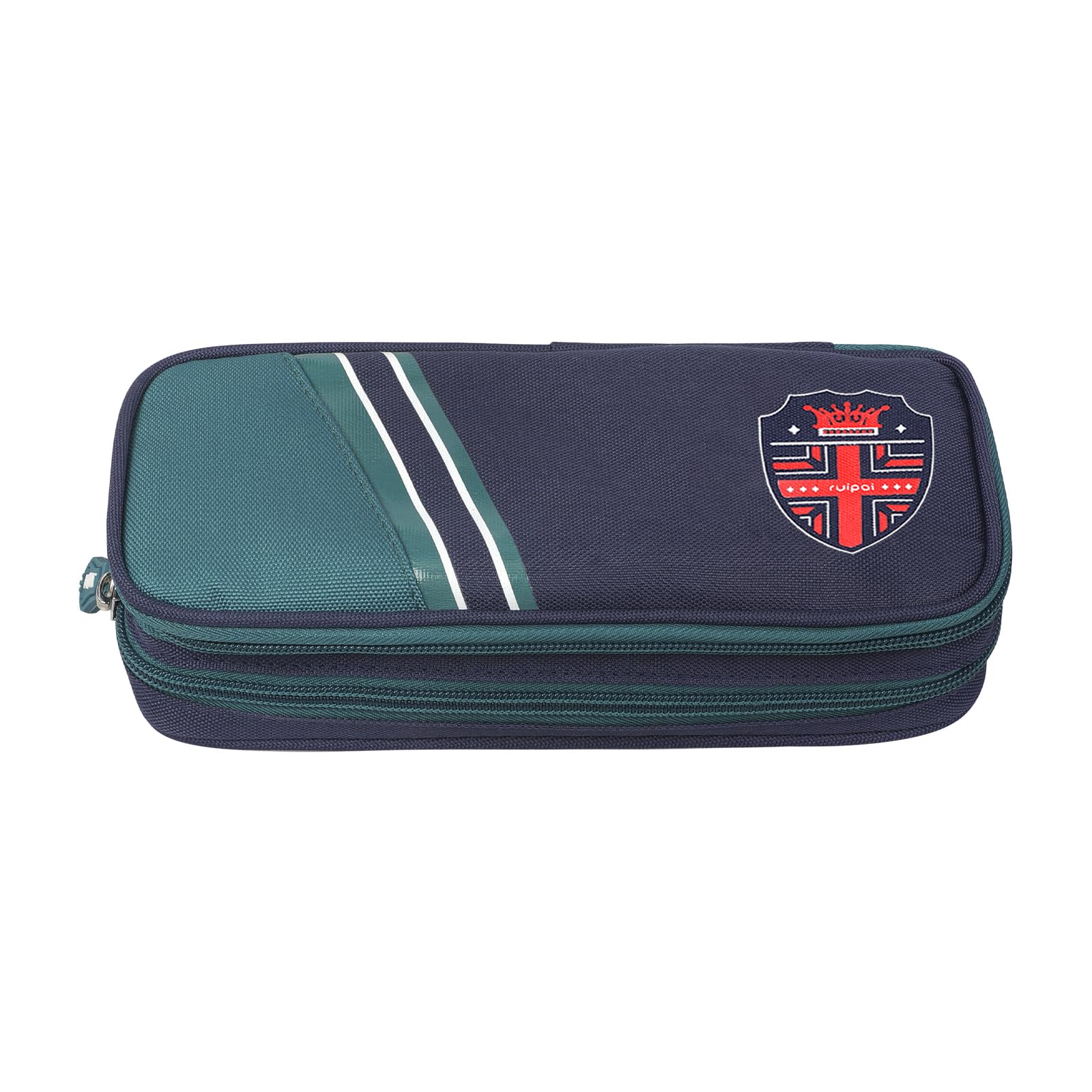 JIAHG Pencil Case with Big Capacity Portable Zipper Pencil Pen Pouch Bag Office Study School Office Stationery Large Storage Art Supply for Kids Teen Student Teacher Artist Engineer (Green) - Image 4