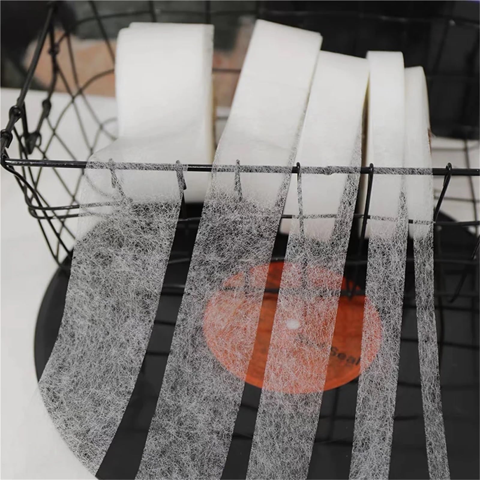 Lot de 10 rouleaux de ruban adhésif double face en tissu non tissé pour ourlet thermocollant 0,5 à 3 cm