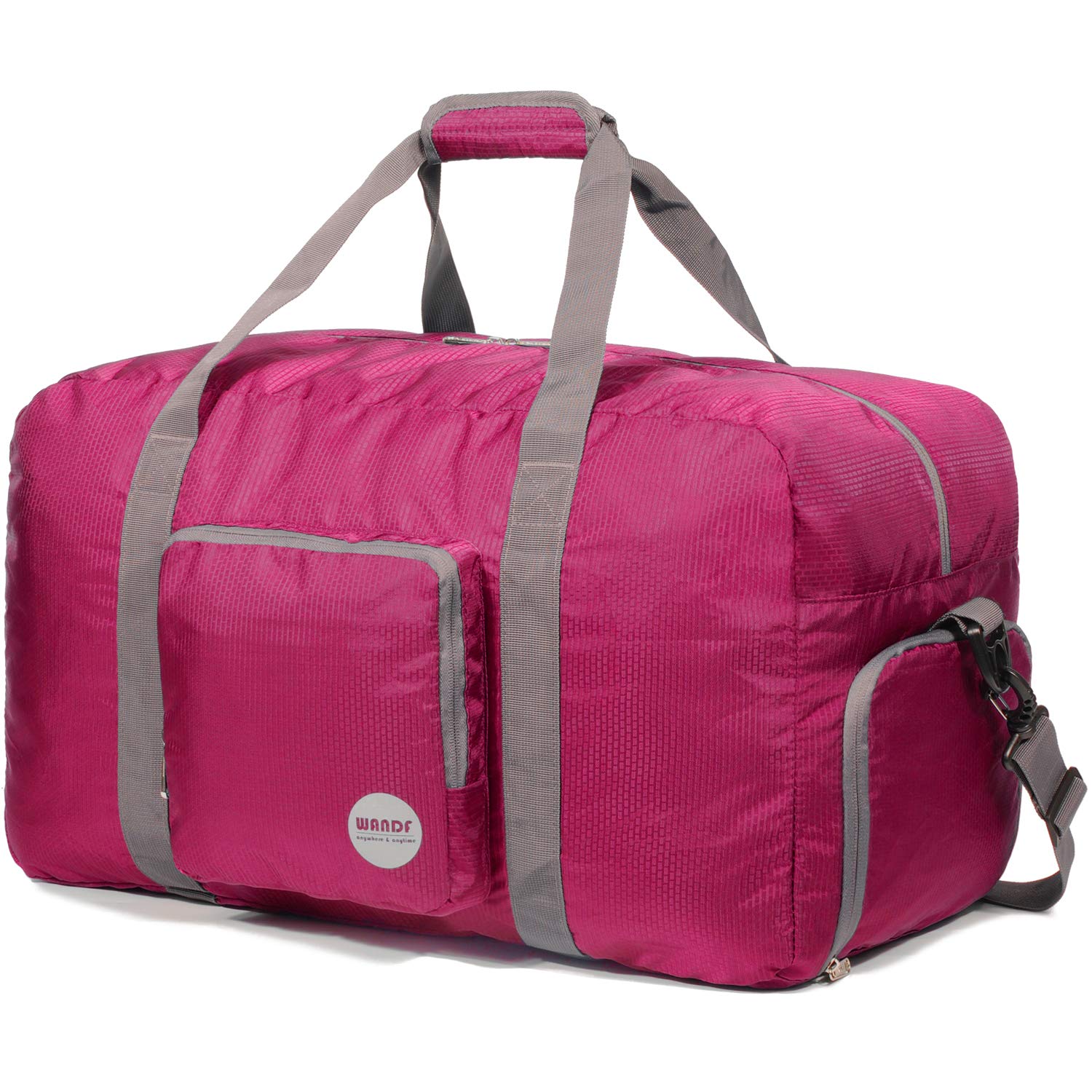 WANDF Foldable Travel Duffel Bag 60-120L Duffle Carry on for Women and Men