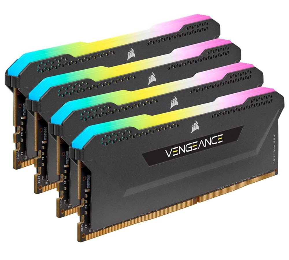 コルセア VENGEANCE RGB PRO SL 8GB×4 3600MHz Corsair Vengeance RGB Pro SL 32GB (4x8GB) DDR4 3200 (PC4