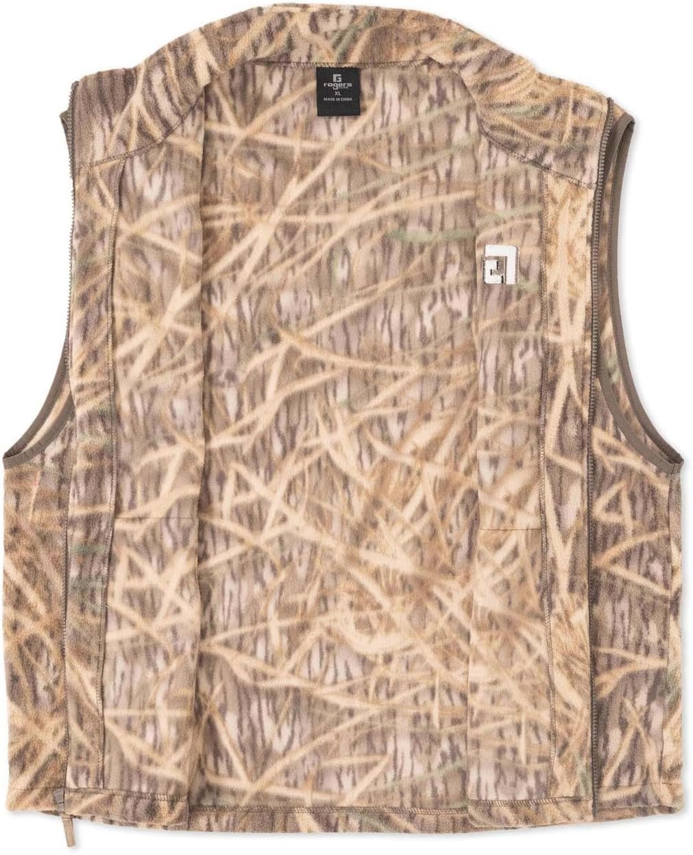 Rogers Men's RG Camo Fleece Vest - Image 6