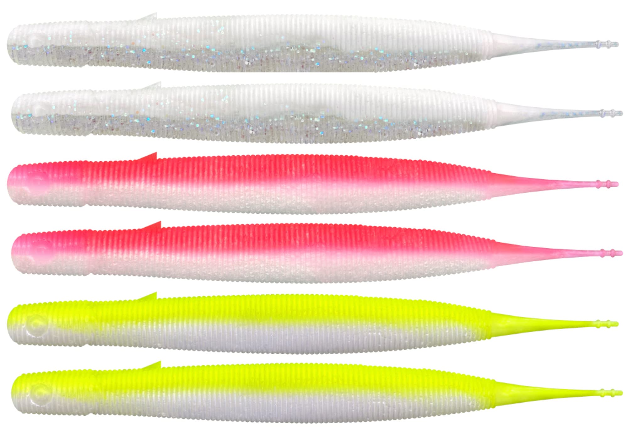 Savage Gear Gravity Stick 14cm 15g PinTail Sinking High Vis Mix 6pcs 72588