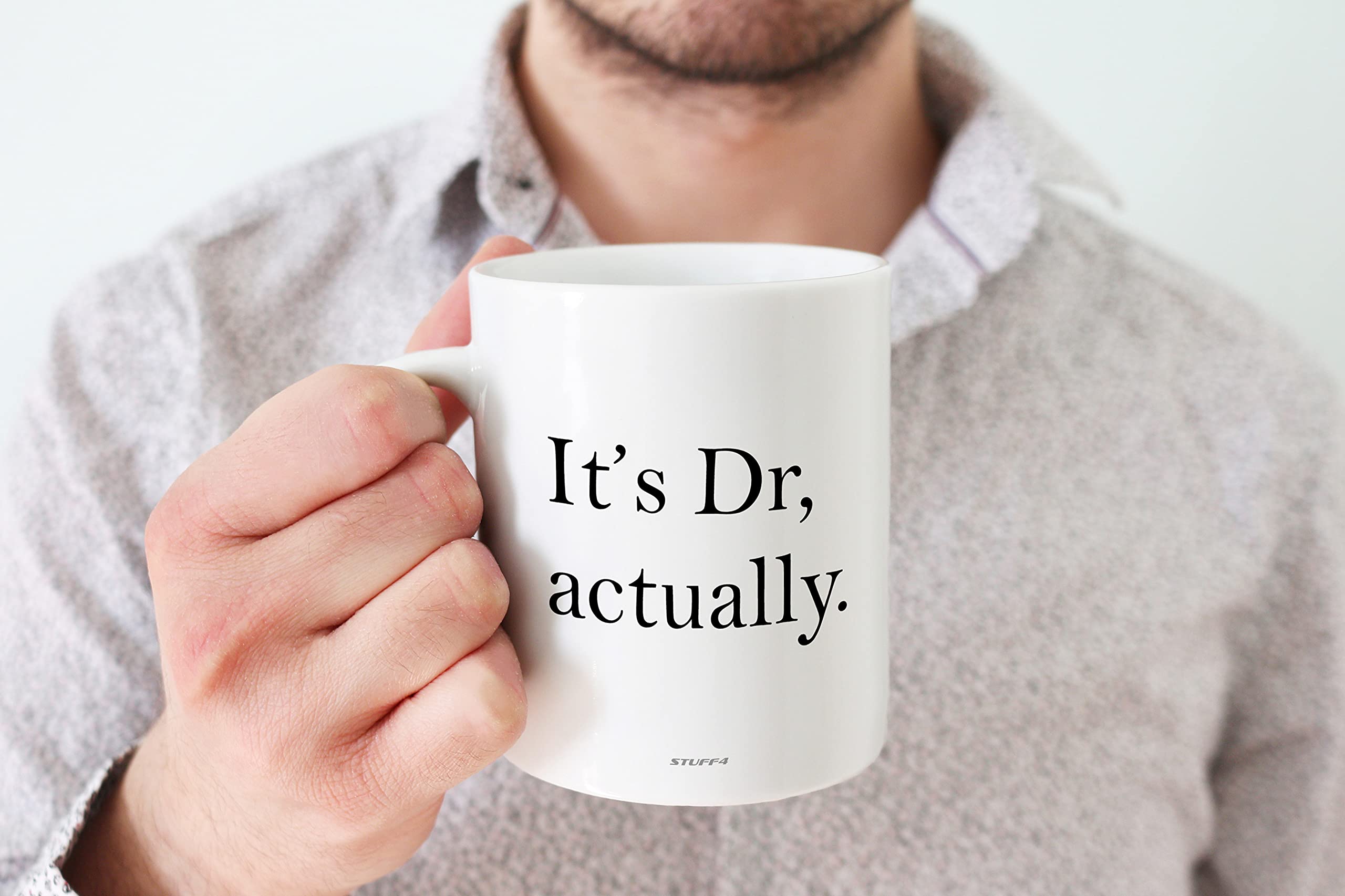Plumfoolery Tasse Avec Inscription « It's Dr Actually PHD » - Cadeau