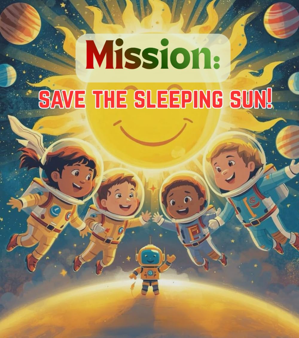 Mission: Save the Sleeping Sun!: A Space Adventure for Kids About the Solar System, Teamwork, STEM Learning, and Courage (Space Explorer Kids)