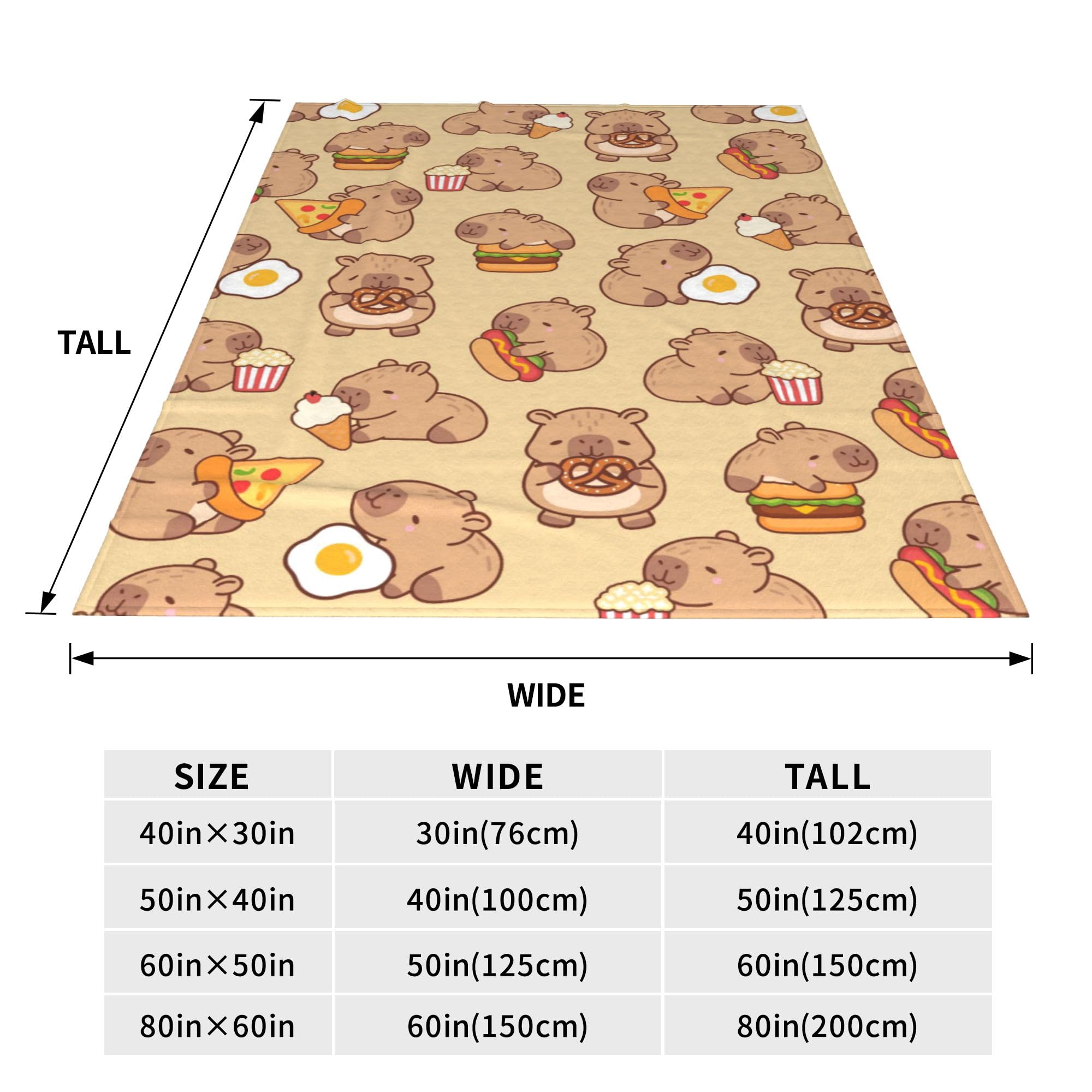 Gelasgo Capybara Throw Blanket Ultra Soft Flannel Blanket - Image 6