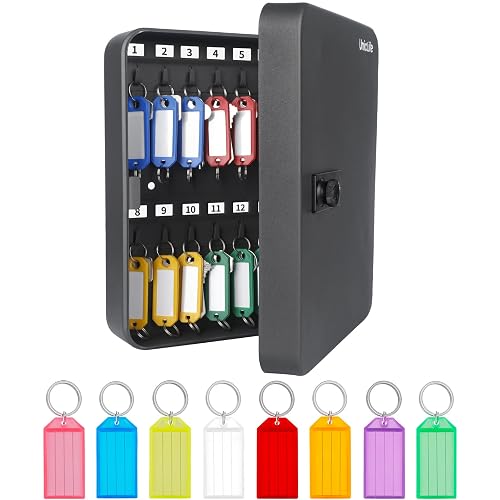 Uniclife 28 Position Key Cabinet with Combination Lock and 2