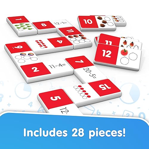 Miniatura 2 de Junior Learning Dominoes Subtraction Blanco 7.8 H x 4.7 L x 1.5 W