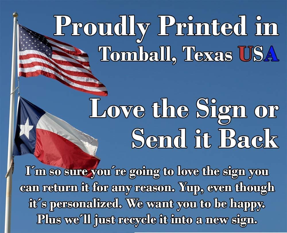 Personalized Welcome To Our Barn - Classic Farmhouse Decor, Country Home Farm Display, Homestead and Ranch Decorative Art, Great Farmers Gift, 8x12 or 12x18 Indoor or Outdoor Durable Metal Sign