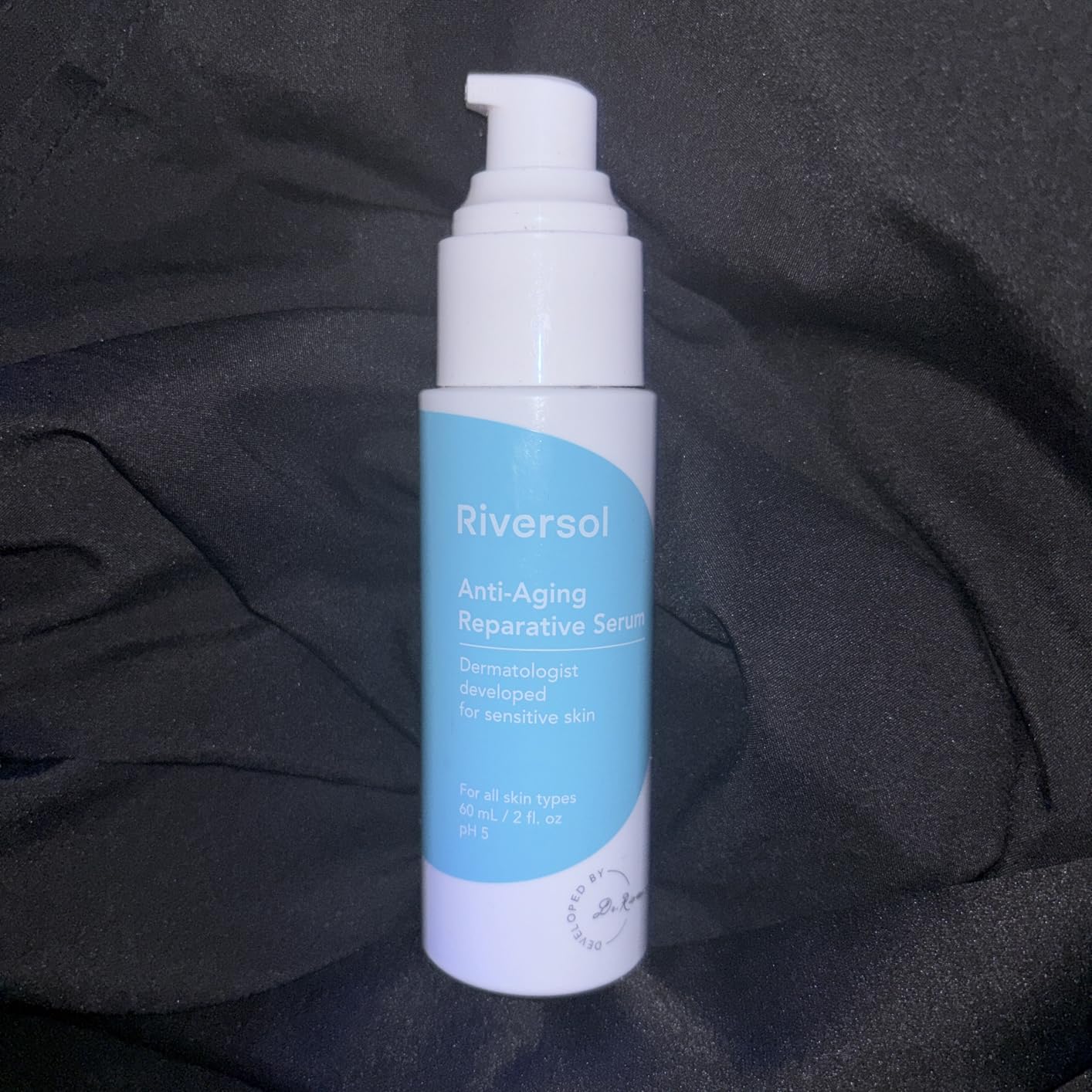 Riversol Vitamin C Serum for Face | Brightening Dark Spots & Wrinkles | Anti-Aging | Best for Sensitive Skin | Made in Canada | Dermatologist Developed | 4 Month Supply