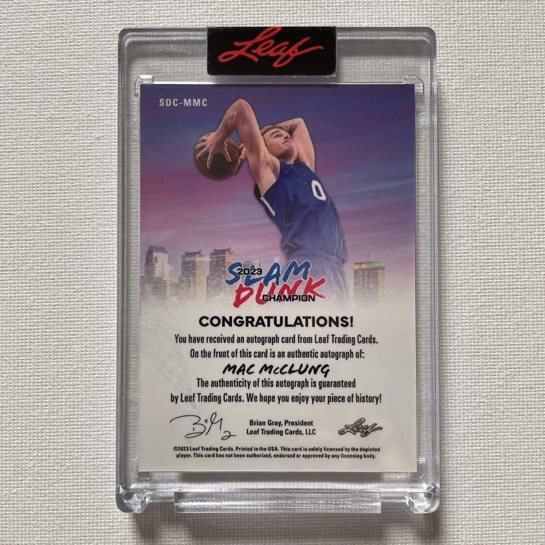 Amazon.co.jp: スラムダンクコンテスト王者 マックマクラング 直筆