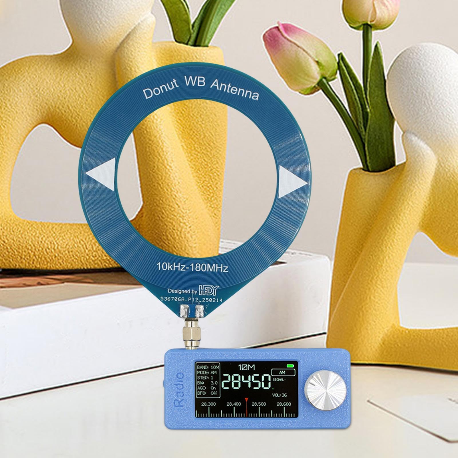 Receptor Estéreo FM Receptor de Radio FM de Bolsillo | 800mA Con Pantalla HD IPS De 4.8 Cm, Antena, LSB, USB, AM, Reproductor Para Hogar, Karaoke, Vehículo, Teatro, Autocaravana,
