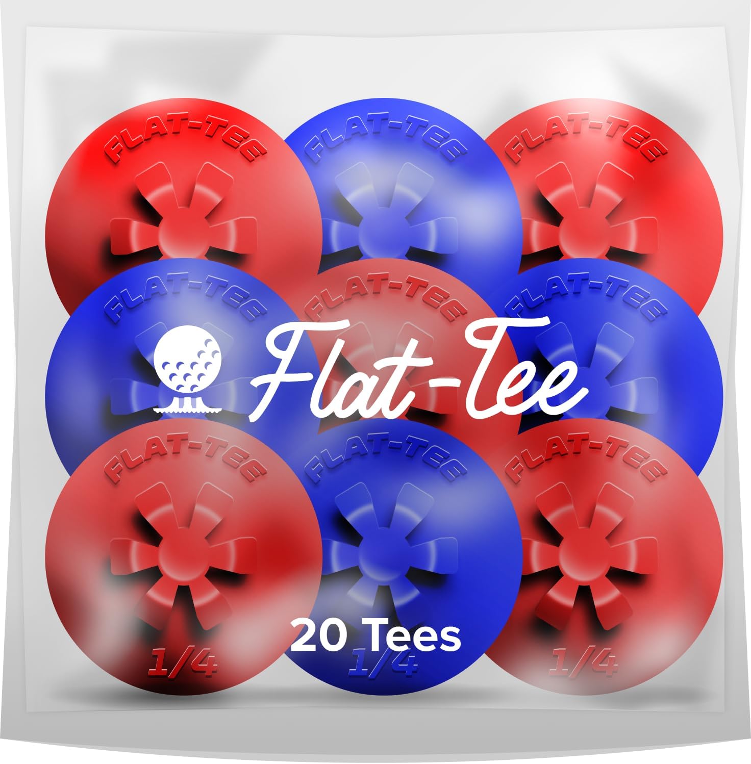 フラットティーゴルフティー(ドライビングレンジ、インドア/バーチャルゴルフシミュレーター、タンドラ/ウィンターゴルフ、一貫した高さ、