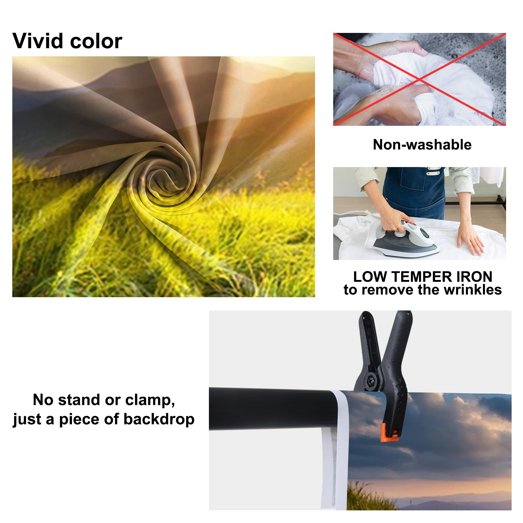 CapiSco Fotohintergrund 'Frühlingswald' – Vinyl, 1,5 X 2,1 M, Für Hochzeits-, Kinder- & Portraitfotos