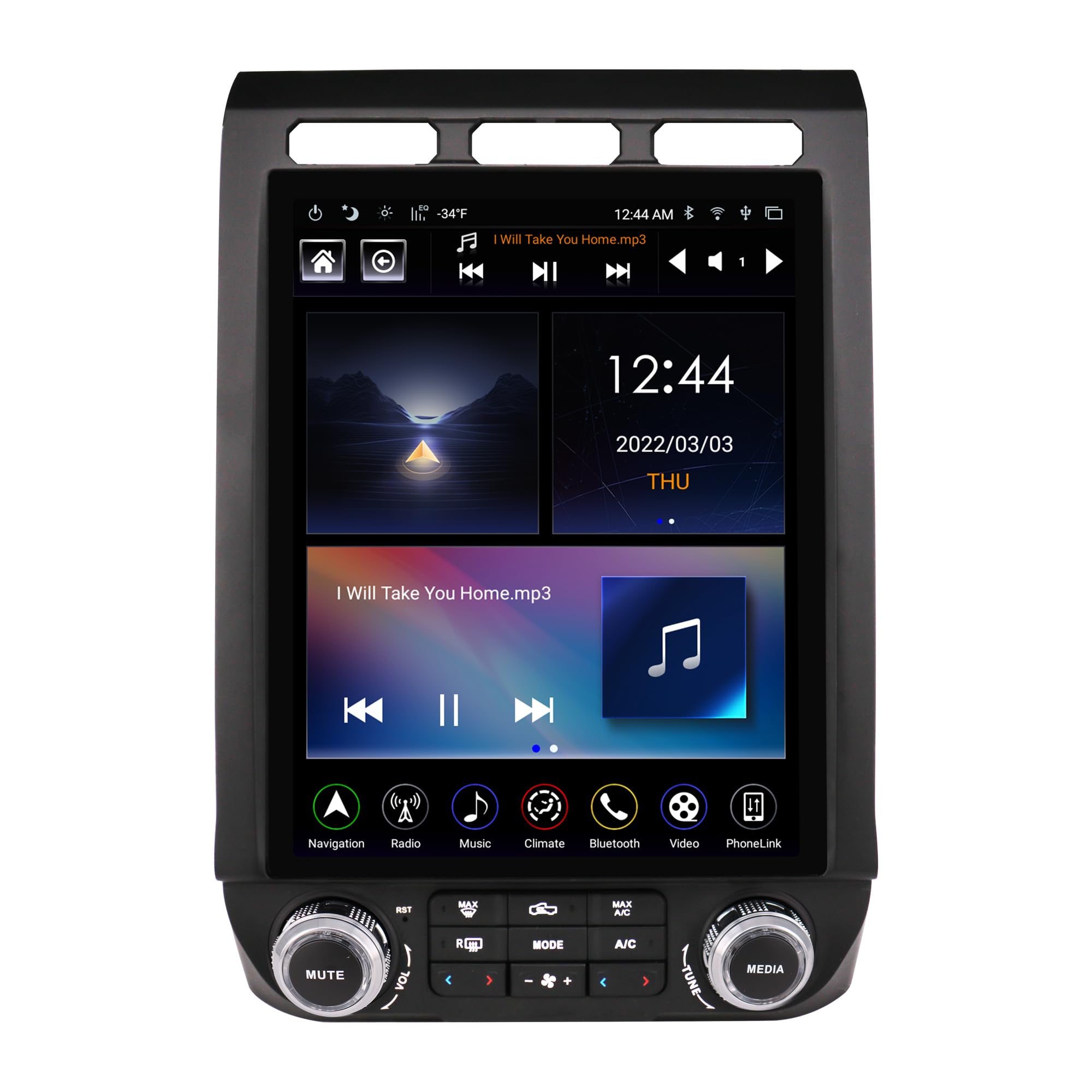 LINKSWELL GEN 5 Car Radio 12.1 Inch Touch Screen for Ford F150