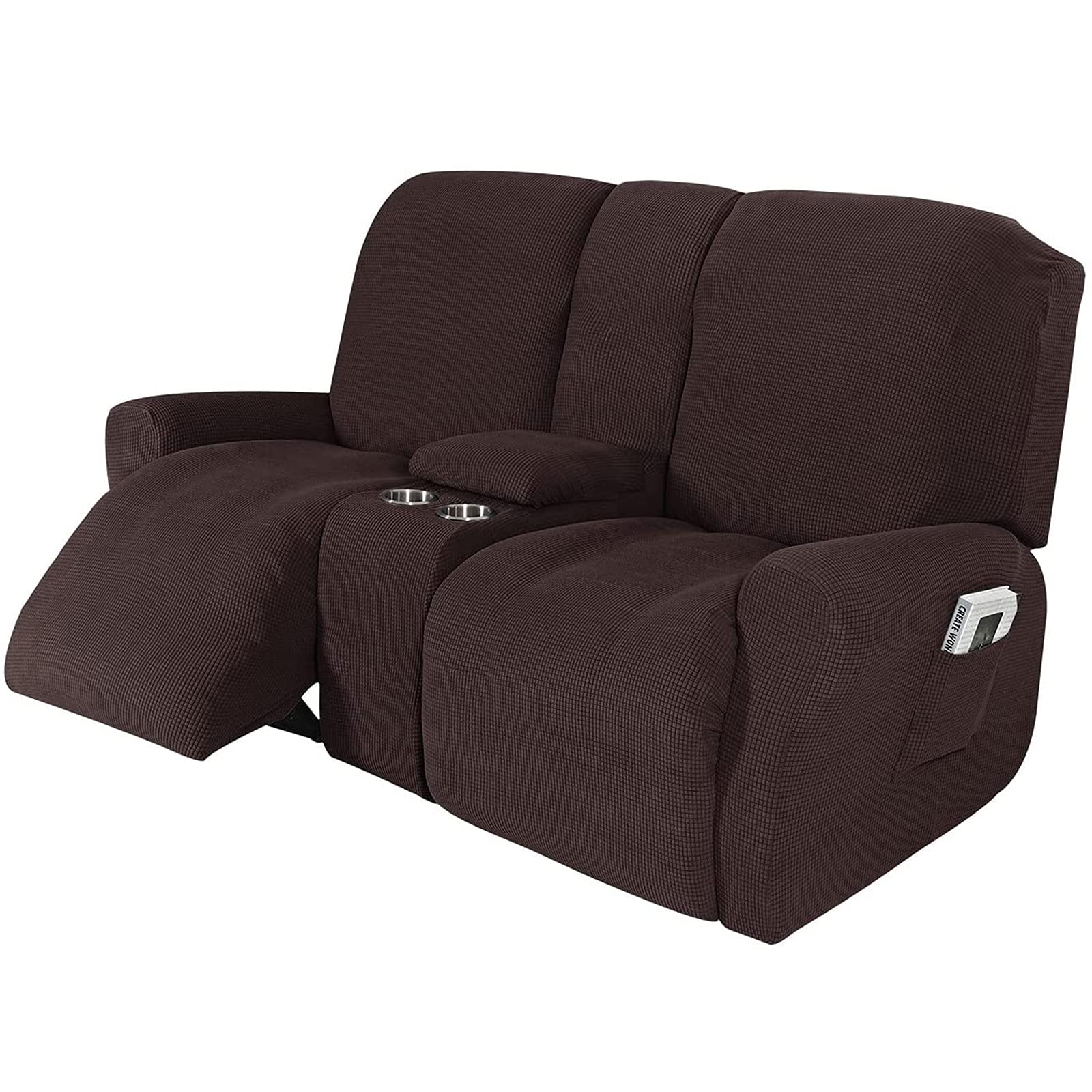Buy TAIXINT Recliner Cover with Console, Reversible Couch Cover for