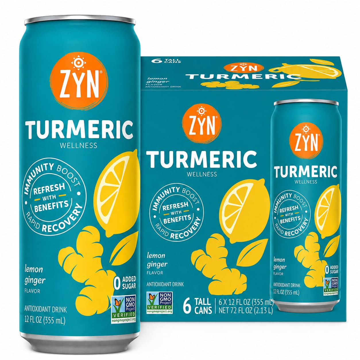 Amazon.com: Tasty Turmeric Drink Low Cal, No Added Sugar Lemon