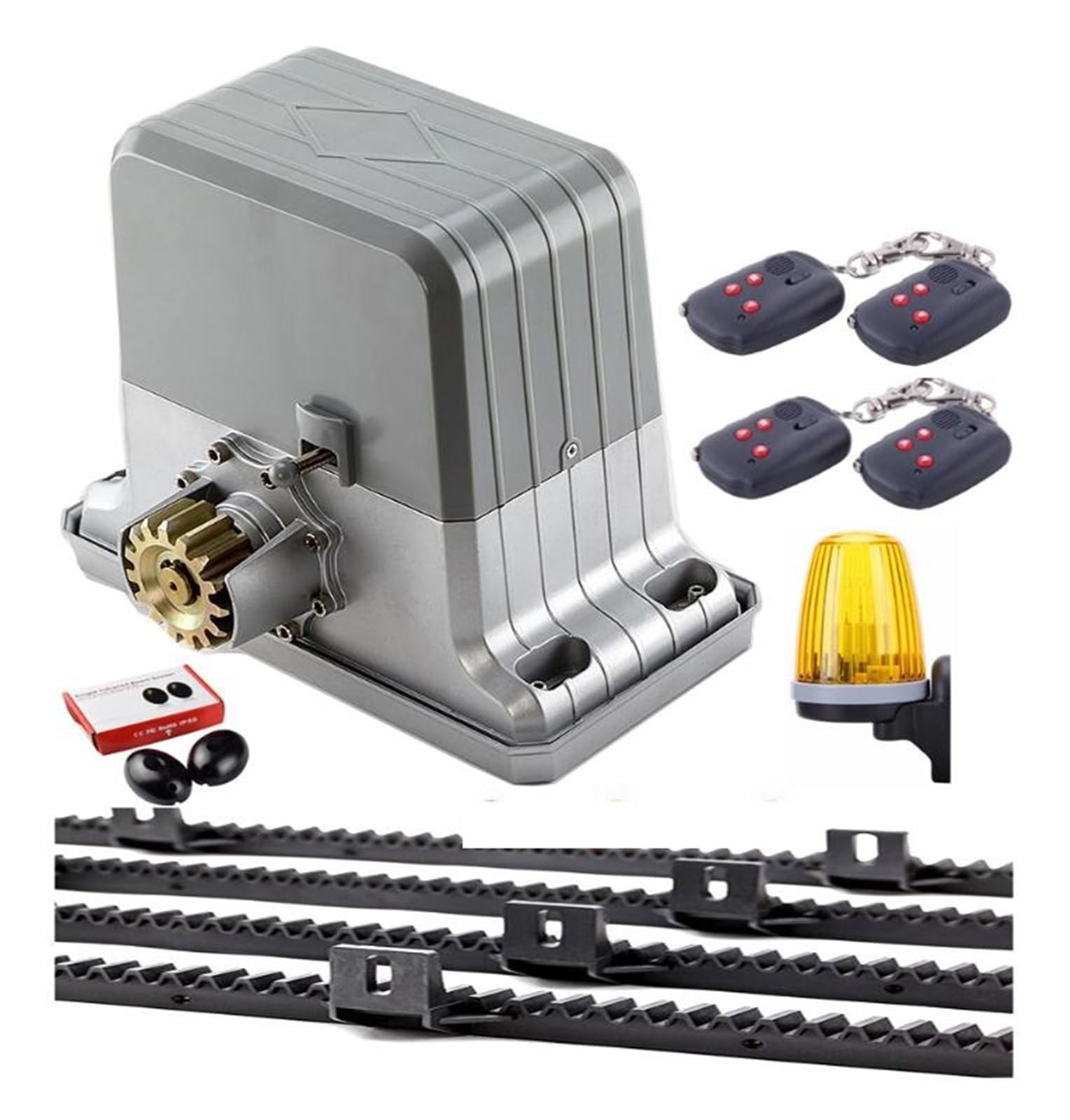 Automatic Gate Opener, DHL Free Waterproof Sliding Automatic Gate Opener 1800kg Motor Engine with 6m 7m 8m 9m Racks Optional(Kit3-6m)