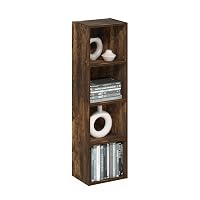 Furinno Pasir Libreria a 4 ripiani aperti, Pino Ambrato