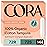 Cora Organic Applicator Tampon Multipack | 72 Regular & 72 Super Absorbency | 100% Organic Cotton, Unscented, BPA-Free Compact Applicator | Leak Protection | Packaging May Vary | 144 Total
