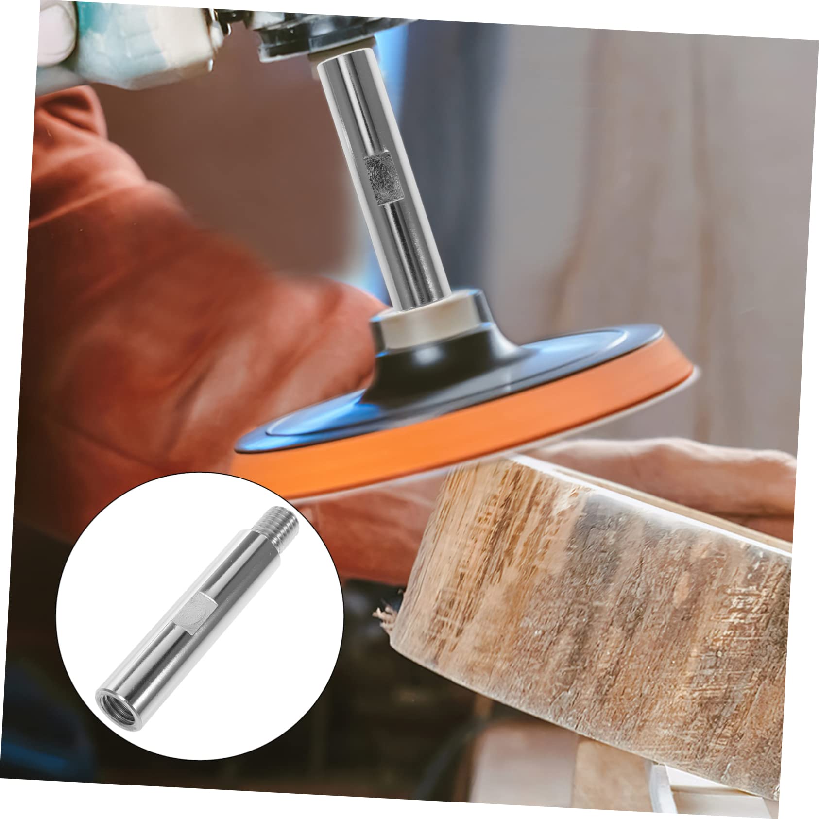 HOMSFOU Angle Grinder Extension Shaft Rotary Tool Buffing Kit Angle Attachment for Polisher