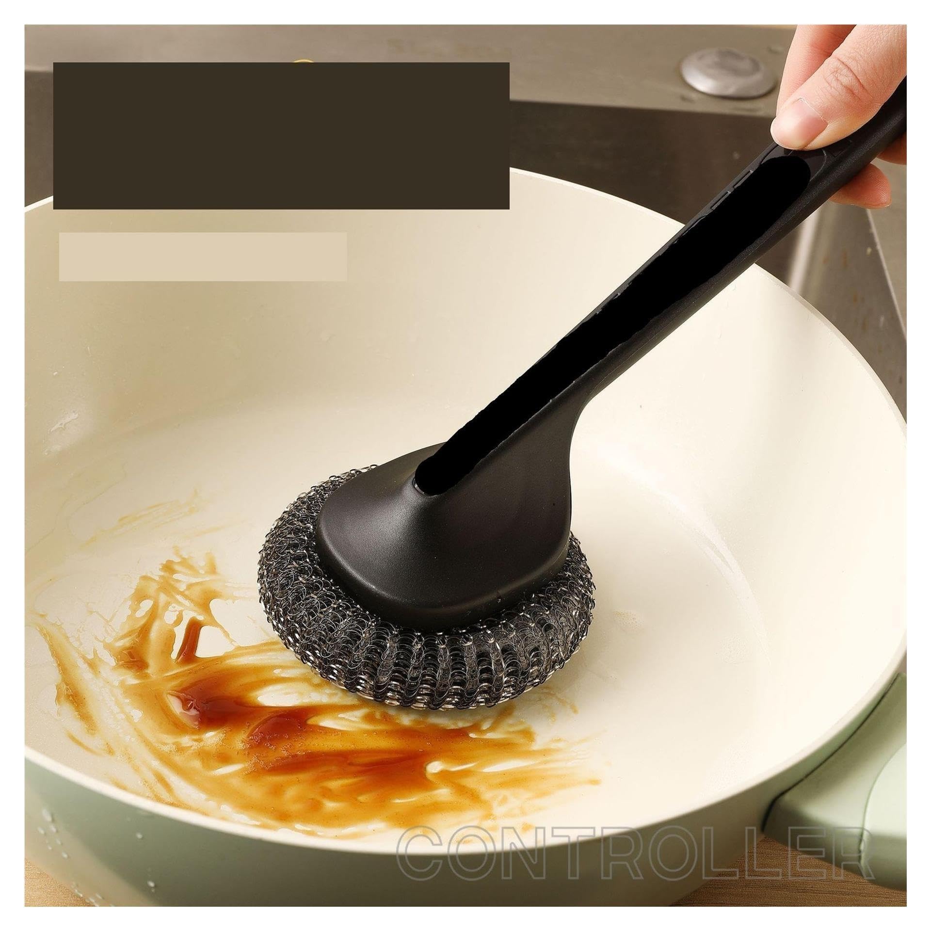 3pcs Special Pot Washing Brush for Kitchen pour Cuisine