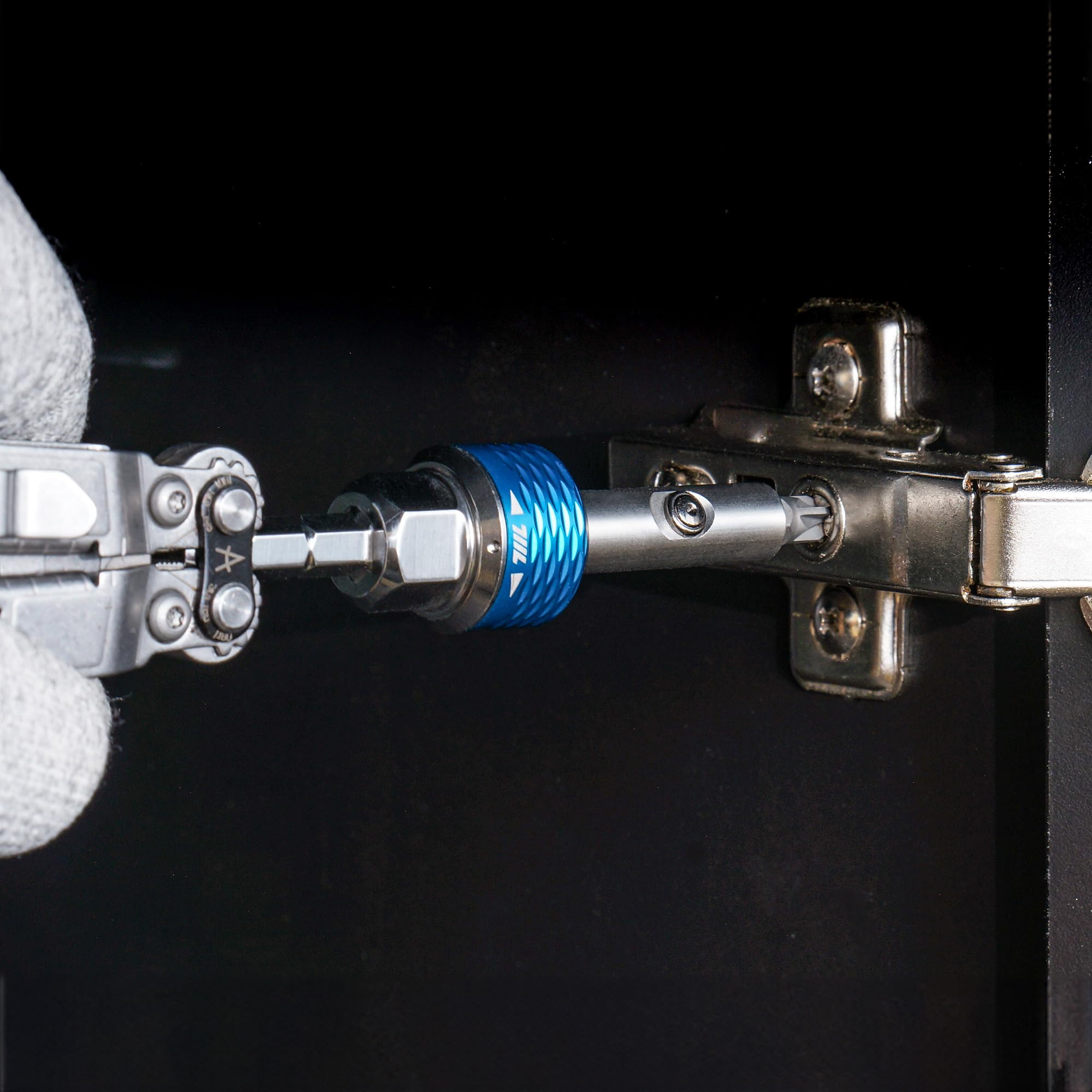 711L Cacciavite a cricchetto esagonale in linea, compatibile con cacciaviti intercambiabili standard da 1/4" e bussola da 14 mm, per uso intensivo ad alta coppia