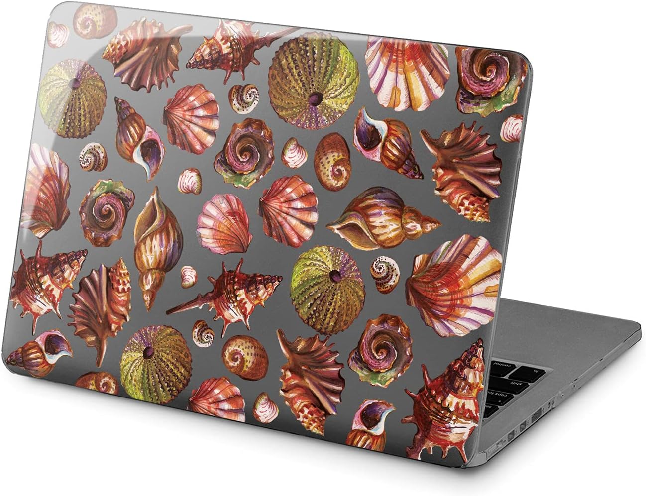 Hard Case Compatible for MacBook Pro 16 14 M3 M2 2023 M1 Pro 13 2022 Air 13 2021 Retina 2020 Mac 11 12 Ocean Cover Shore Laptop Design Print Fish Beach Cute Seashell Protective Funny Pattern