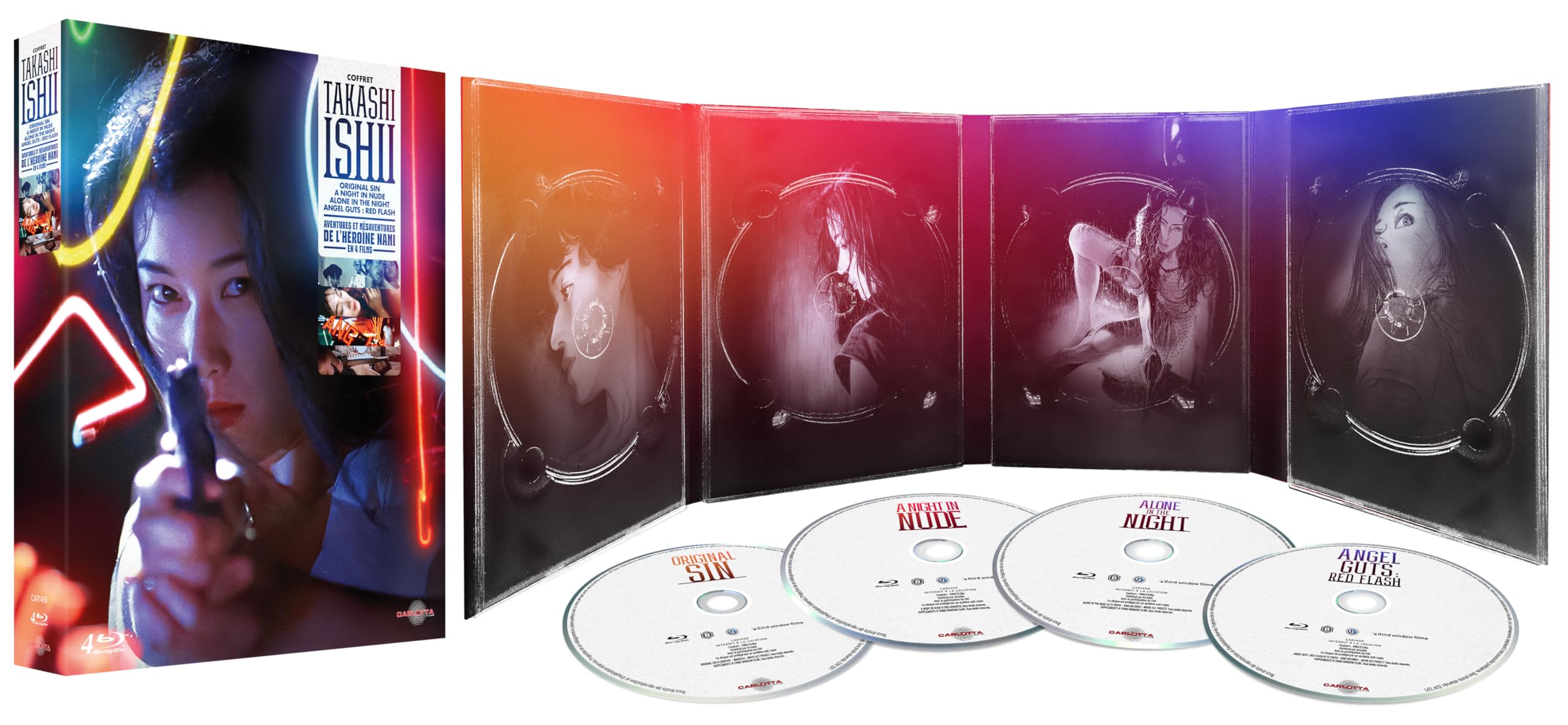 Coffret Takashi Ishii – 4 films – 4 Blu-ray