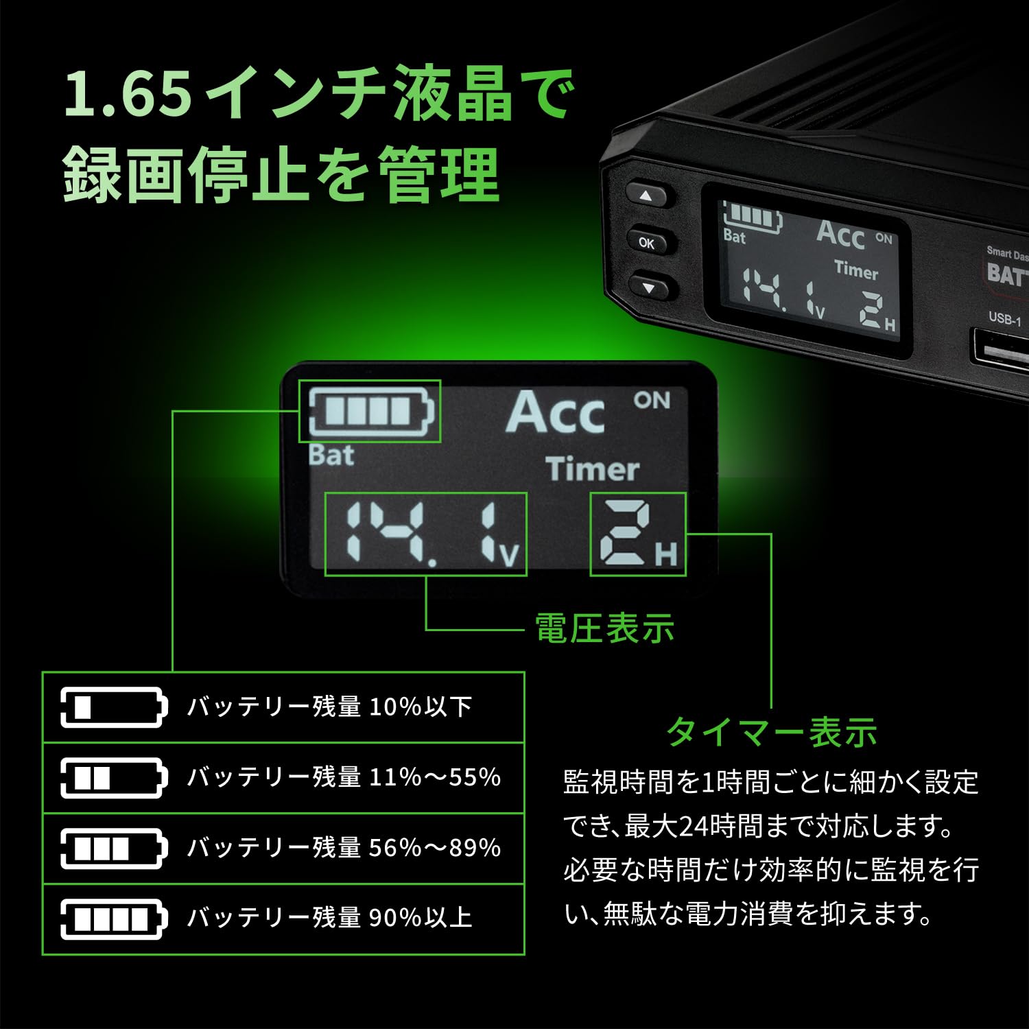 Amazon | セイワ(SEIWA)ドライブレコーダー用 駐車監視バッテリー