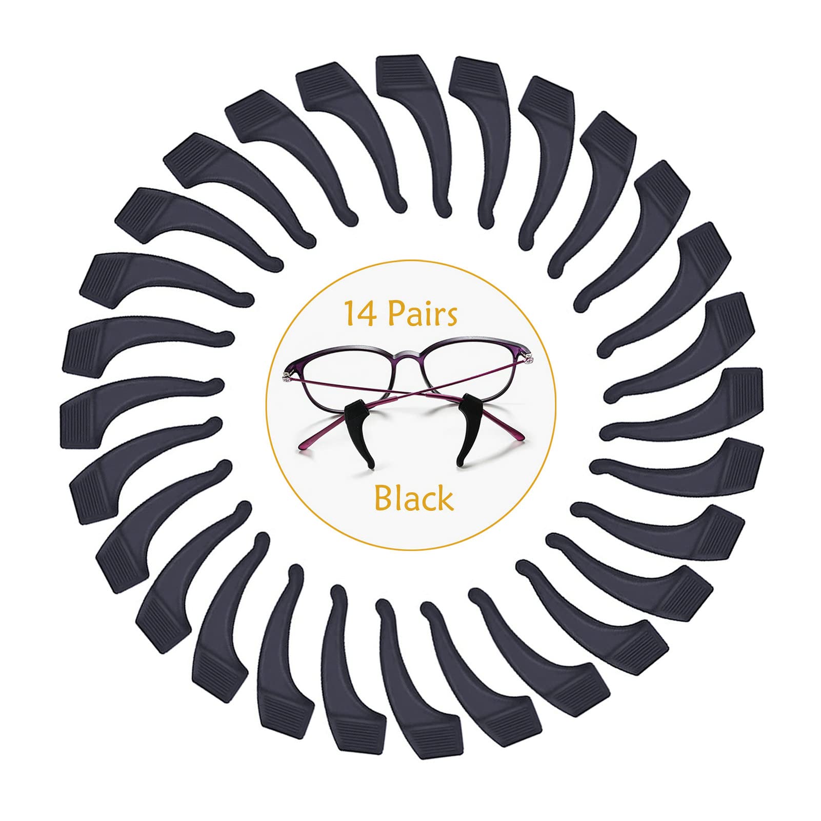 anti-slip eyeglass ear hook