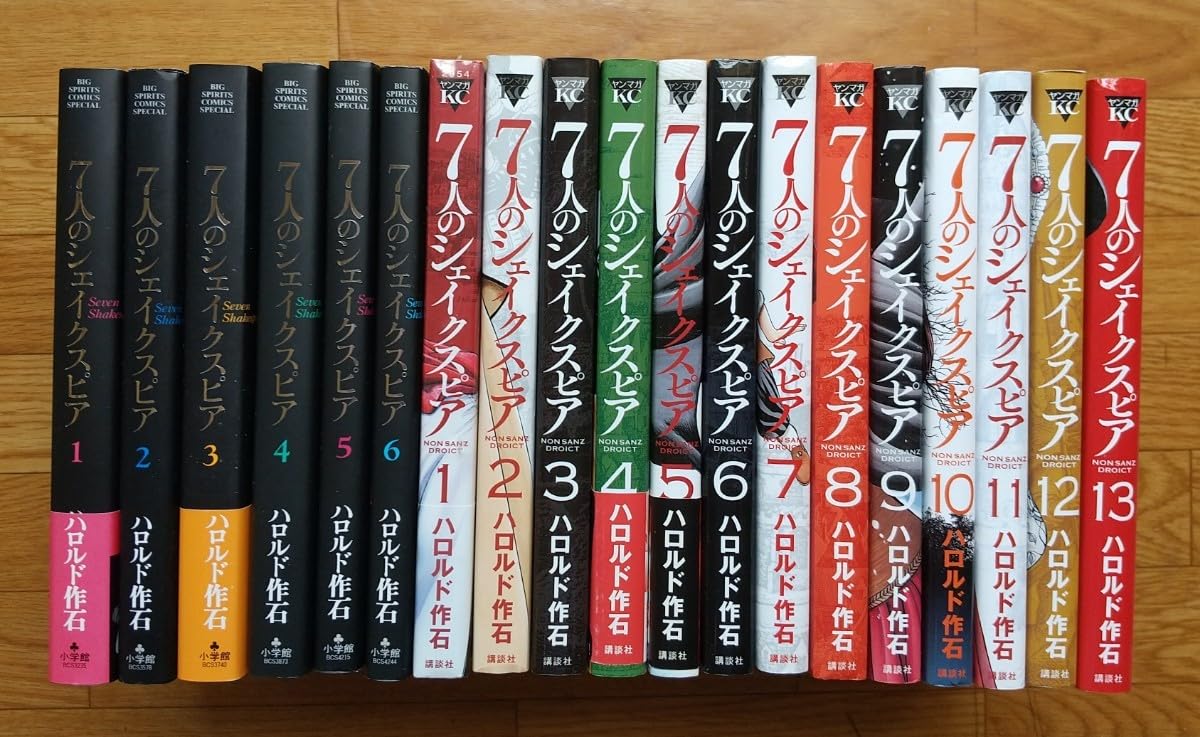 BECK RIN 7人のシェイクスピア　ハロルド作石　全巻セット 7人のシェイクスピア NON SANZ DROICT（1