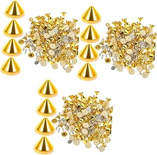 TEHAUX 300 Pçs Rebites Punk Acessórios Para Bolsa Conjunto De Bolsa Kit De Corpo Pregos Espigões Artesanato Em Couro Rebites Pinos Fixadores Artesanato DIY Pregos Roupas Decorações De