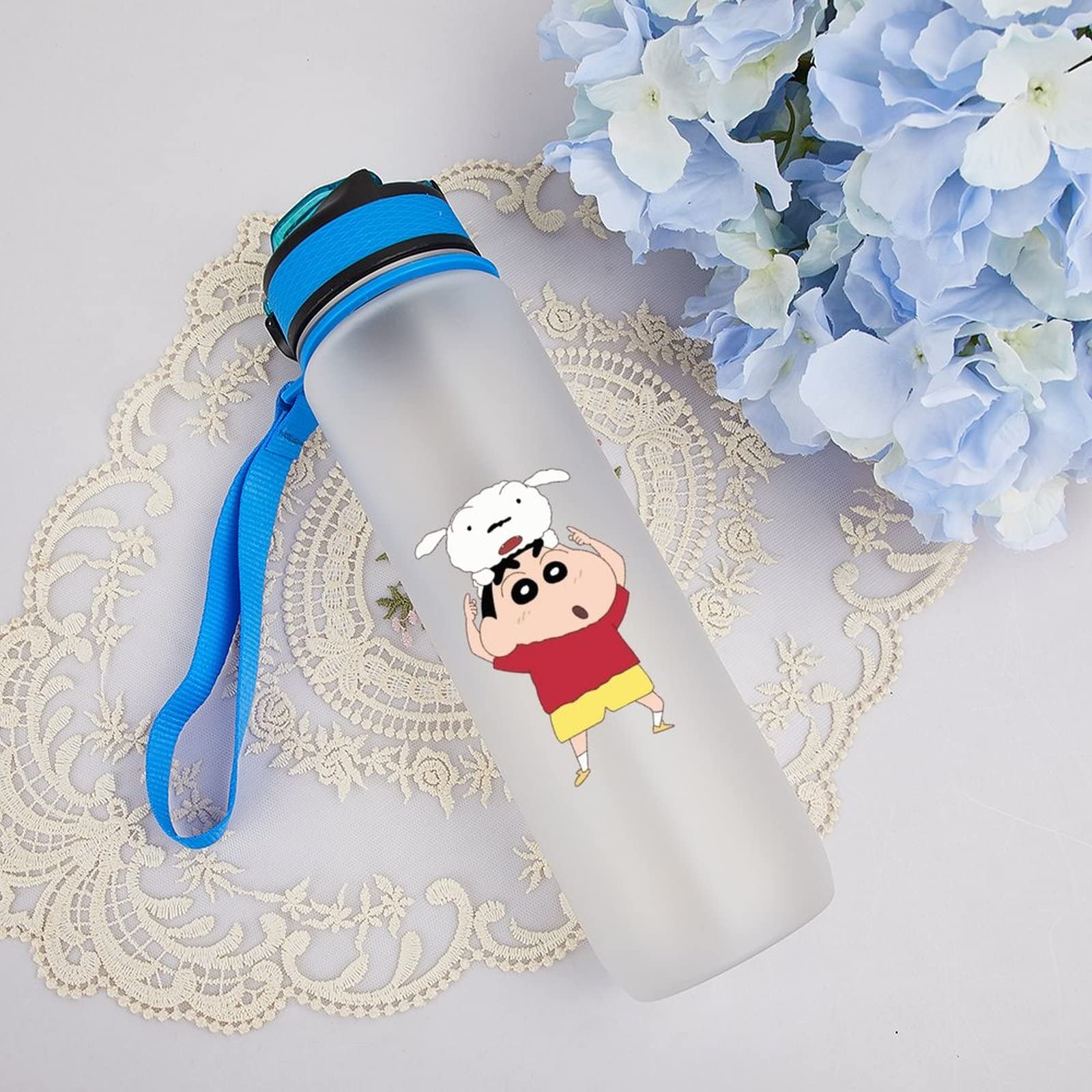 クレヨンしんちゃん 水筒 350ml 紫と、ホワイト2色 スケーター 水筒 470ml 超軽量ダイレクトボトル クレしん25