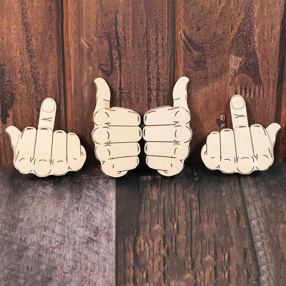 Lonsy Automatic Middle Finger,Middle Finger Decoration,Flip Off or
