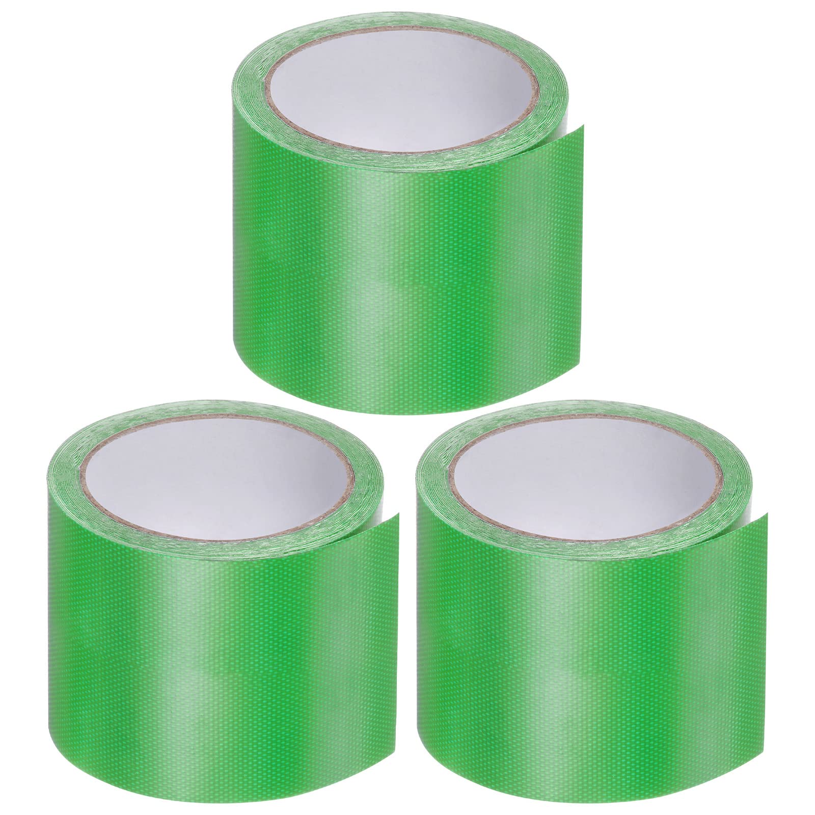 KeuLen Klebeband, Planen-Reparaturband, Zelt-Reparaturband, 3 Stück, 3,15 Zoll x 14,6 Fuß, universelles wasserdichtes Markisentuch-Reparaturband for Bastelarbeiten, Heimwerker, Outdoor-Zelt, hellgrün