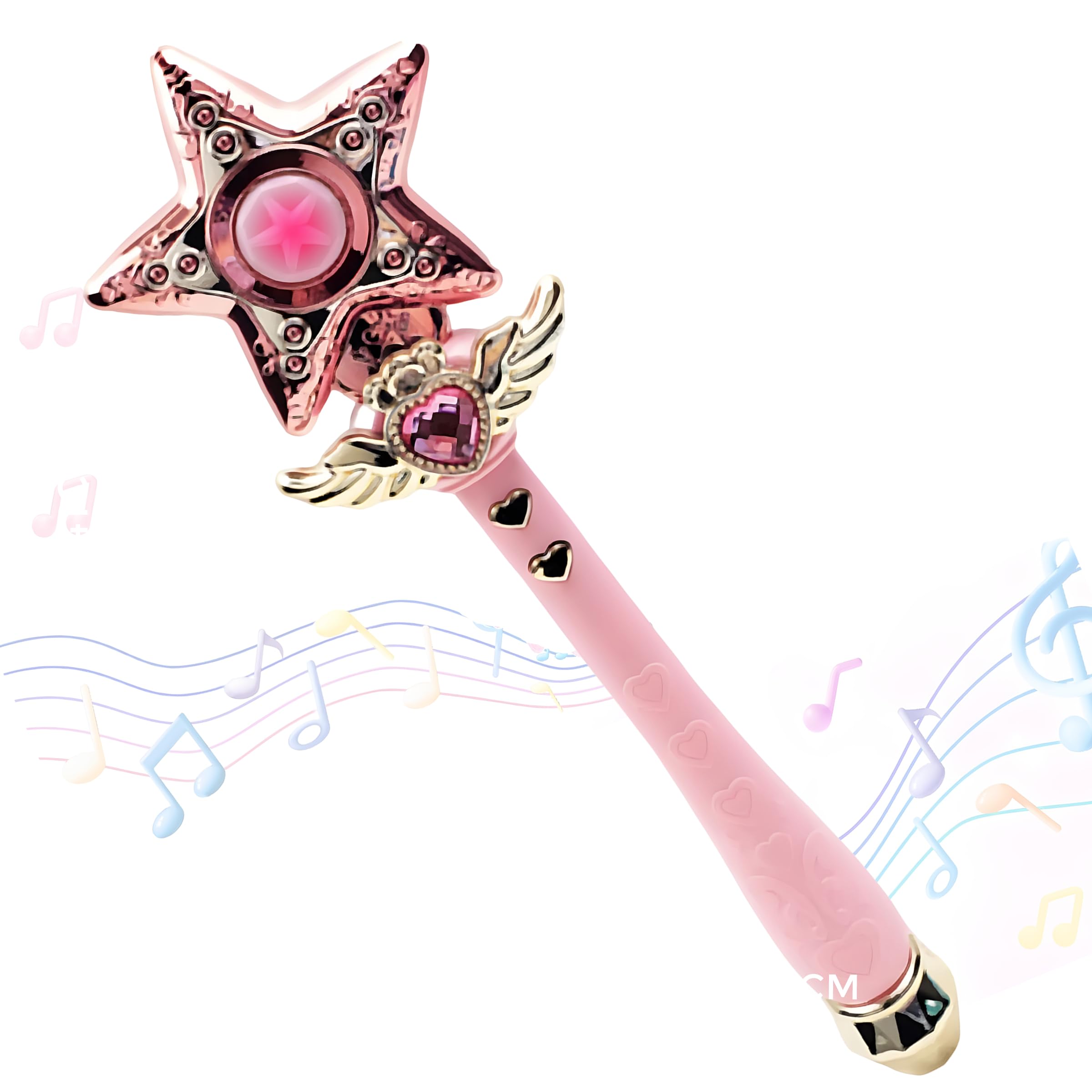 Toyshine Princess Fairy Magic Wand Moon Styling Stick Flashing Toy with Music and Light for Kids - H (B0DCK3Z64G) Amazon Price History, Amazon Price Tracker