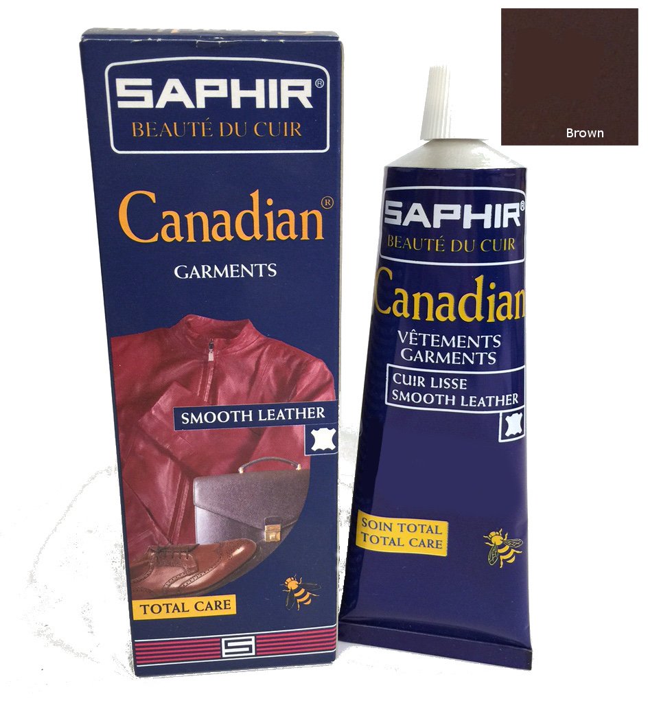 Saphir Leder Restaurierung Creme Kanadische Braun 72g